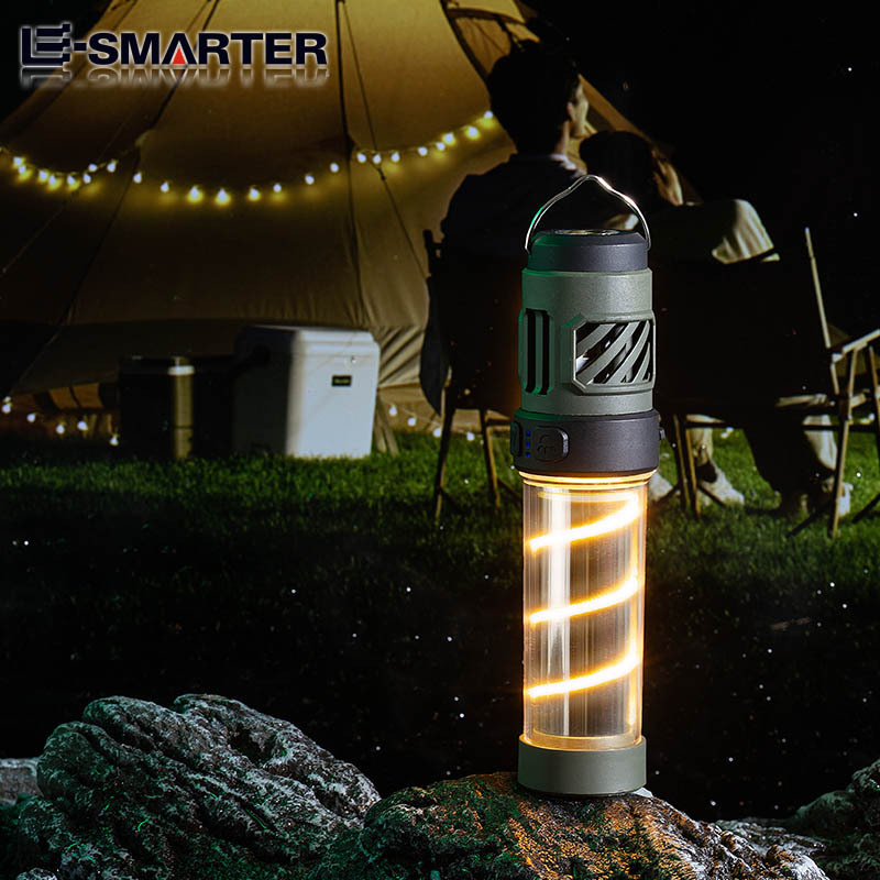 Cross-border Outdoor Mosquito Lamp 3-in -1 Strong Flashlight Long Endurance Bracket Mosquito Repellent Lamp Warm Light Atmosphere Camping Lamp