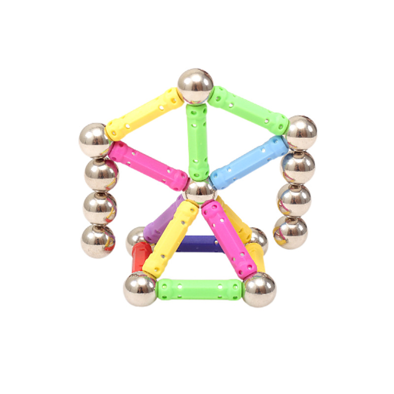 Shake sound explosive magic ever-changing magnetic bar selling children's puzzle assembled magnet magnet building blocks magnetic toys