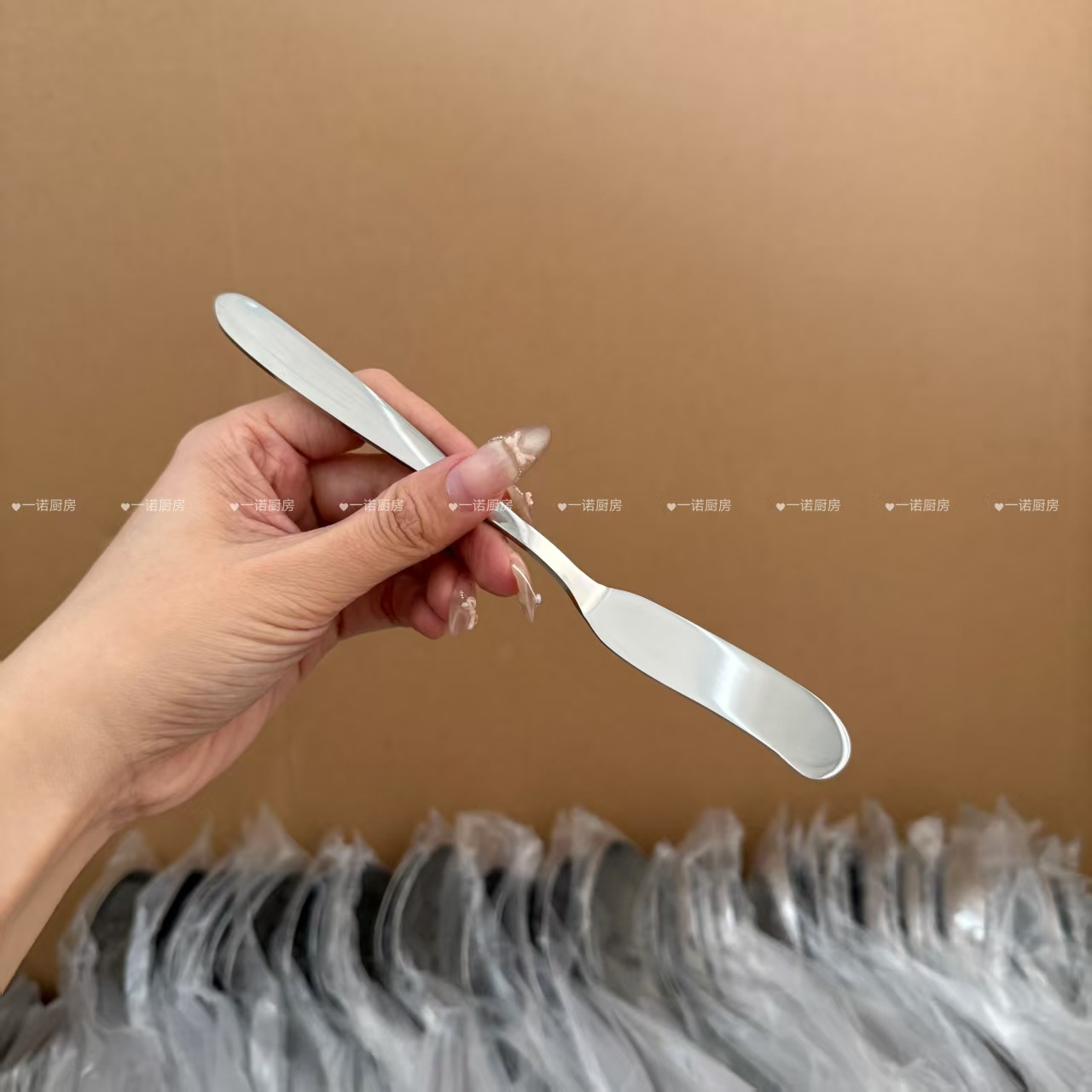 Yinuo Kitchen 316 Stainless Steel Butter Knife Jam Spatula Bread Cream Knife Butter Knife Cheese Spreading Knife