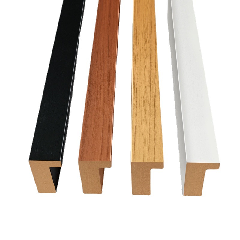 Customized Three-Dimensional Picture Frame with Lines, Hollow and Deepened Frame Lines, Thickened and Wrapped Leather-Look Wood, Wholesale Custom Model