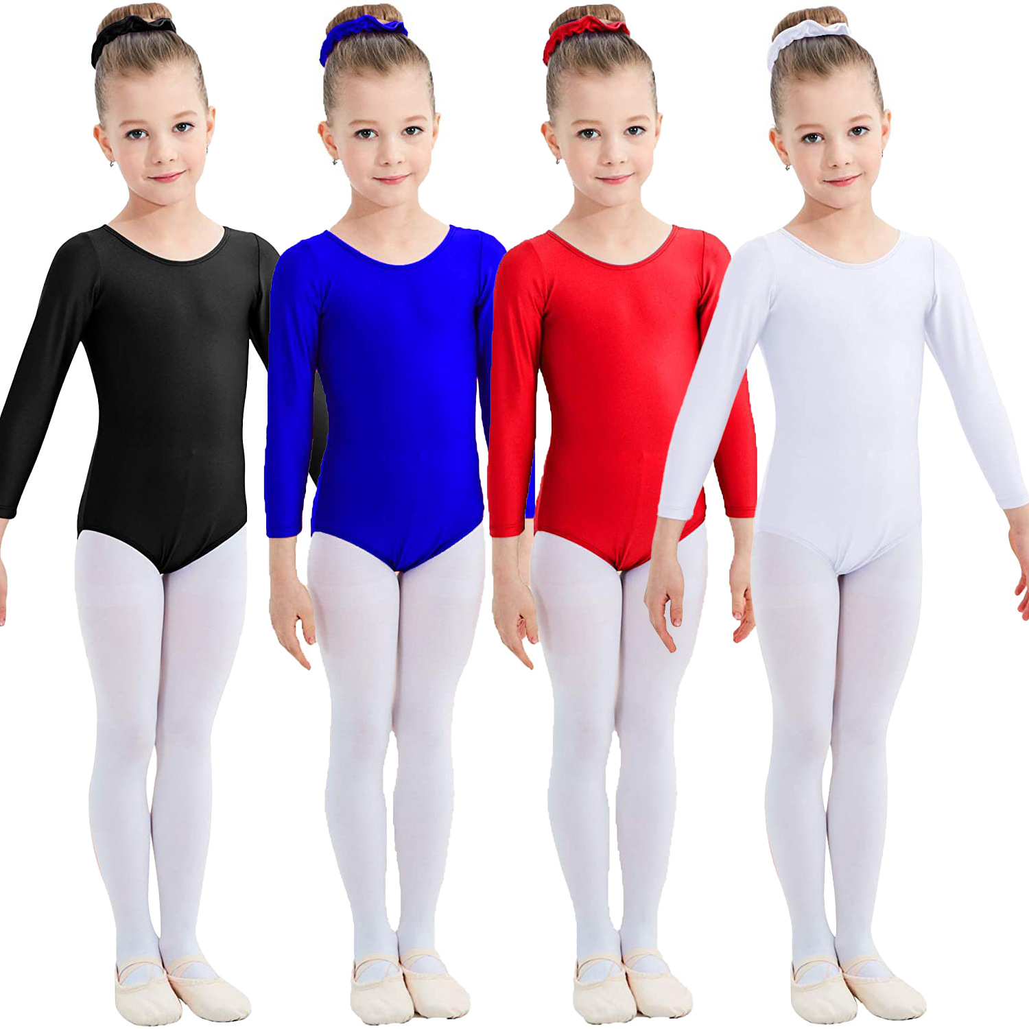 Кросс-бордерная одежда Tutu для девочек, длинные рукава, осенние тренировочные костюмы, комбинезоны для танцев детей