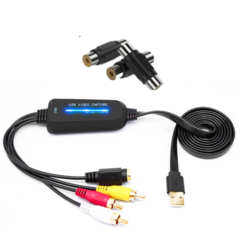 Cross-border AV video capture card with chip single-way USB video capture card AV signal to USB driver-free