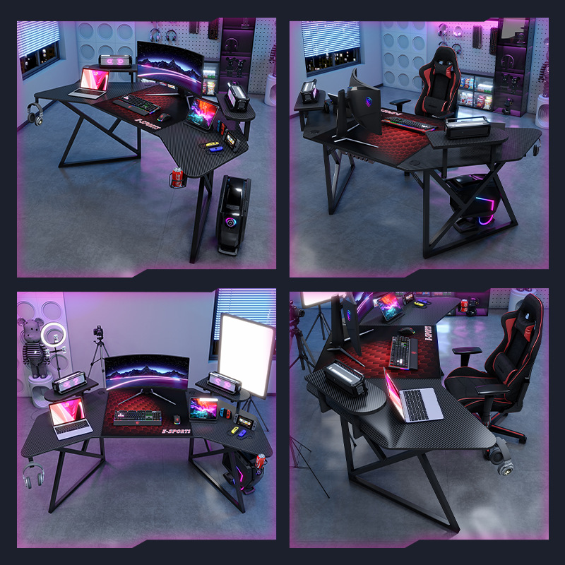 Super-large Carbon Fiber E-sports Table Desktop Home Computer Table Anchor Live Designer Special Office Custom Table