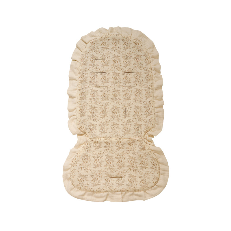 Four Seasons Baby Stroller Mat Walking Baby Artifact Cushion Summer Summer Summer Mat Baby Stroller Mat Pill Ya Accessories Breathable Cotton Yarn