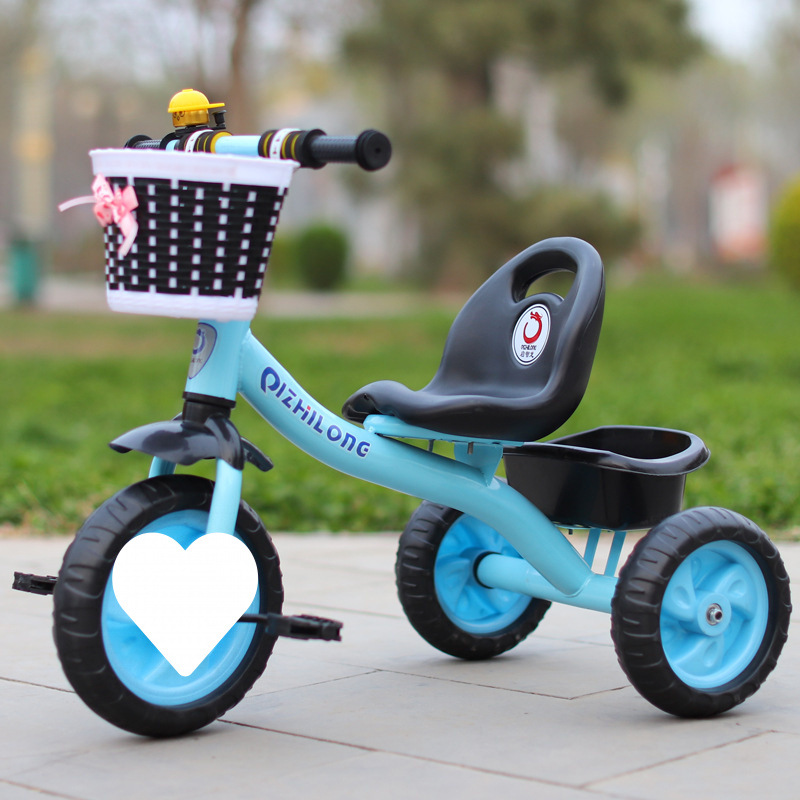Children's Tricycle 1-3-6 Years Old Bicycle Lightweight Stroller Male and Female Baby Bicycle Large Size Can Ride Small