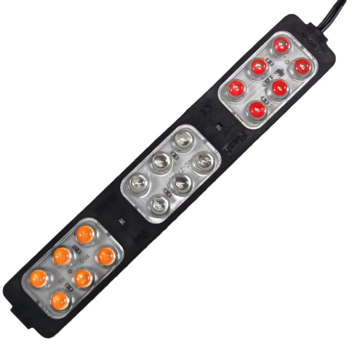 Dc12V/Led Injection Molding Module 18 Lights/Douduo Lights Red Blue Yellow Flash Led Module Factory Direct Sale