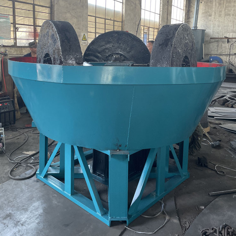 Qishun Mining Equipment Manufacturer Small Mercury Mixing Pump Gold Electric Roller Metal Rock Gold Mine Gold Extraction Wet Roller