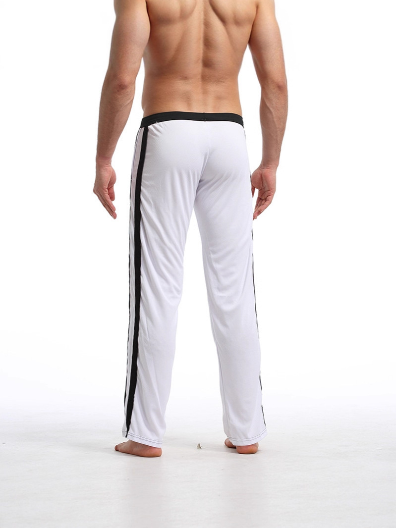 Boys' Sports Trousers, Youth Trousers, Solid Color Slim Trousers, Breathable, Quick-Drying, Not Stuffy, Summer Thin Trousers for Teenagers