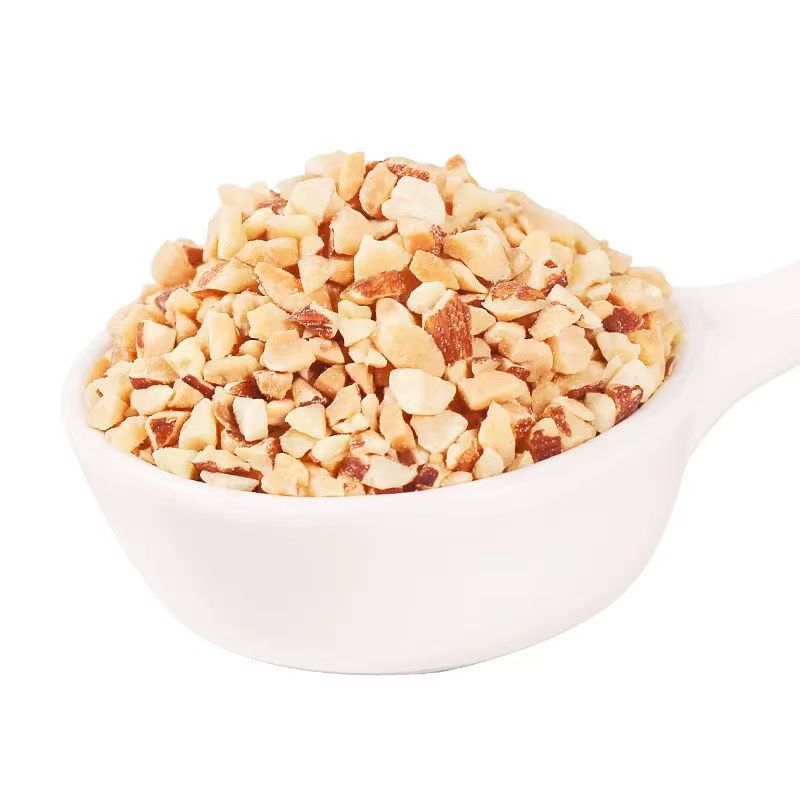 New Original Flavor Almond Pieces, Crushed Almonds, Crushed Almonds, Baked Nut Pieces, Raw Materials, Commercial Wholesale Chocolate