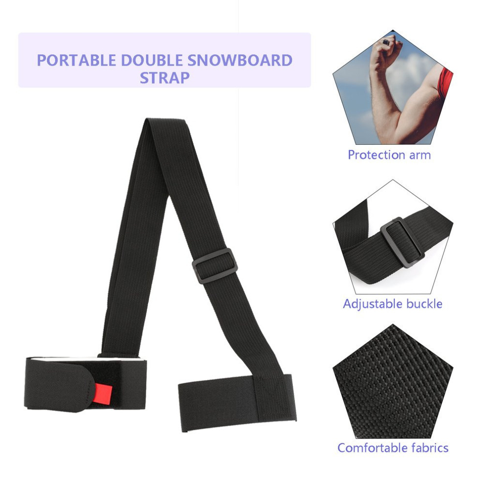 Manufacturer's Ready-Made Sled Straps, Adjustable Ski Straps, Sled Ski Straps, Portable Adjustable Double Boards