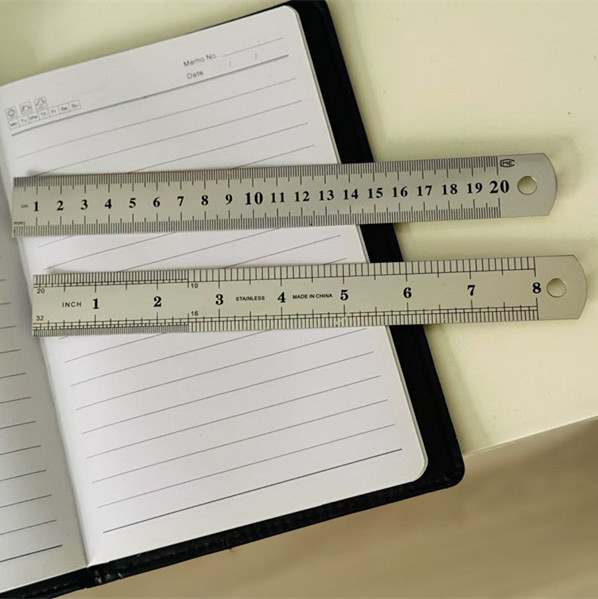 15Cm20Cm 30cm Stainless Steel Ruler Double-Sided Steel Ruler Metric Steel Ruler 150mm Steel Ruler Wholesale