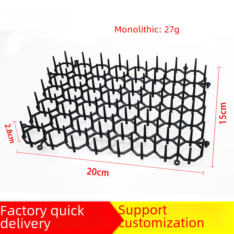 Cross-border wholesale household anti-cat sting mat anti-cat net small drive cat mat garden square anti-cat net 15*20cm