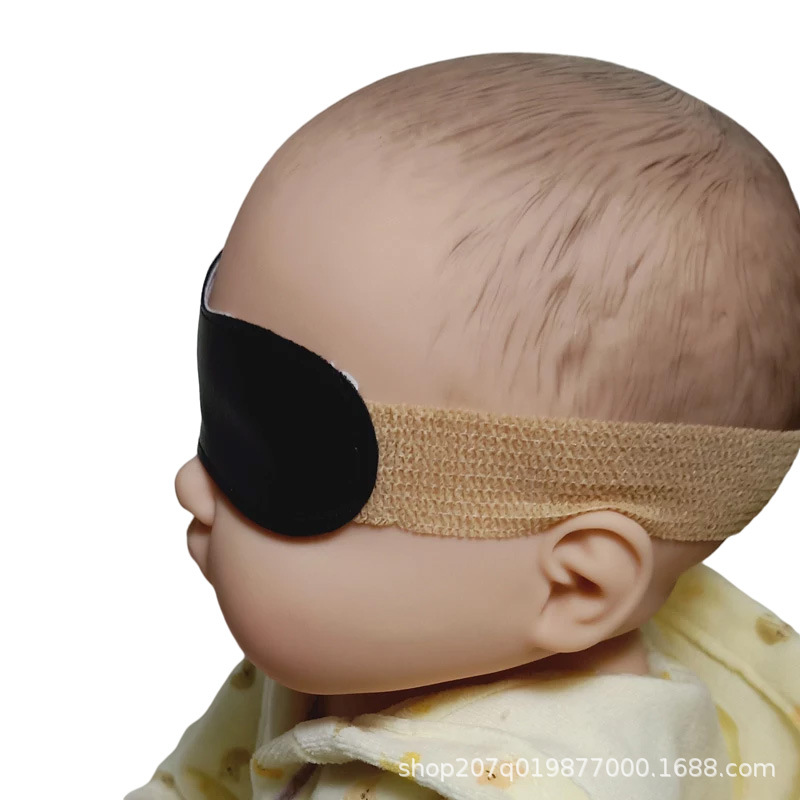 Hualang baby newborn baby anti-blue light eye mask black phototherapy shading eye mask wholesale free shipping large quantity discount