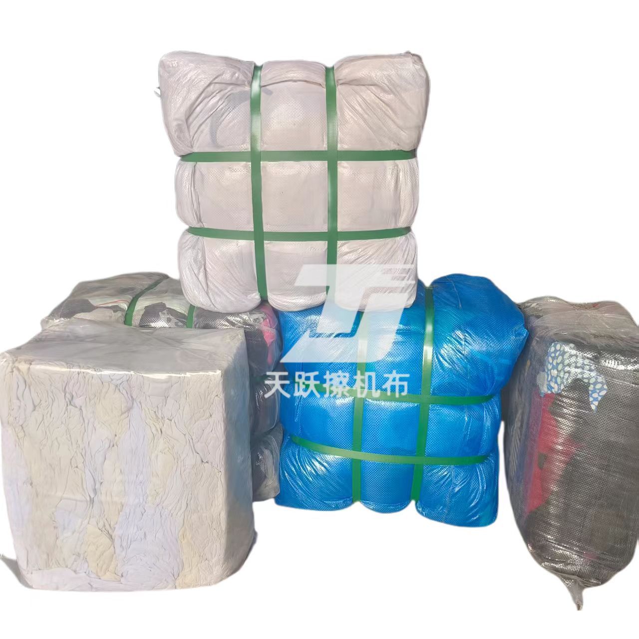 Machine Wiping Cloth Manufacturer Custom Supplies White T-Shirt Wiping Cloth, Shipyard, Ink Factory, Industrial Rag Absorbs Oil and Water