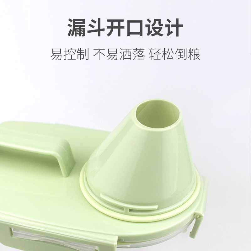 Cat Food and Dog Food Storage Bucket Pet Food Storage Sealed Box Storage Box Storage Tank Small Fresh-Keeping Container 6