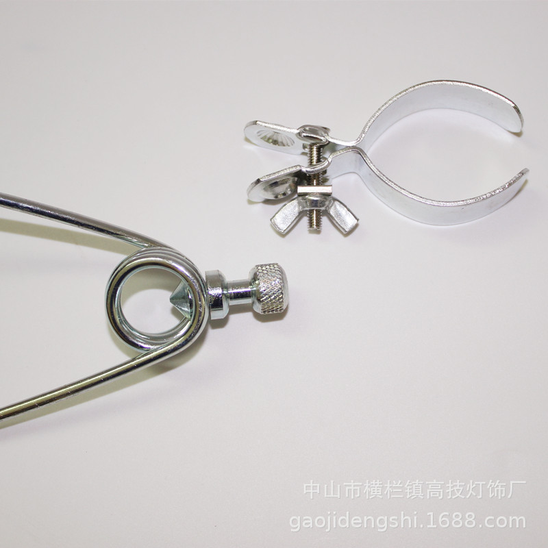 Pet crawler lamp clip aluminum alloy lampshade clip ceramic lamp holder lamp holder spring clip universal iron clip