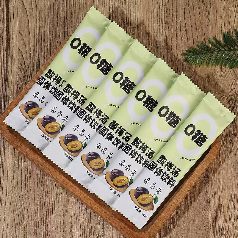 0 сахара, 0 жира, низкокалорийный порошок кислой сливы, популярный порошок османтуса и черной сливы Douyin Kuaishou, доставка одной упаковки супа из кислой сливы Старого Пекина