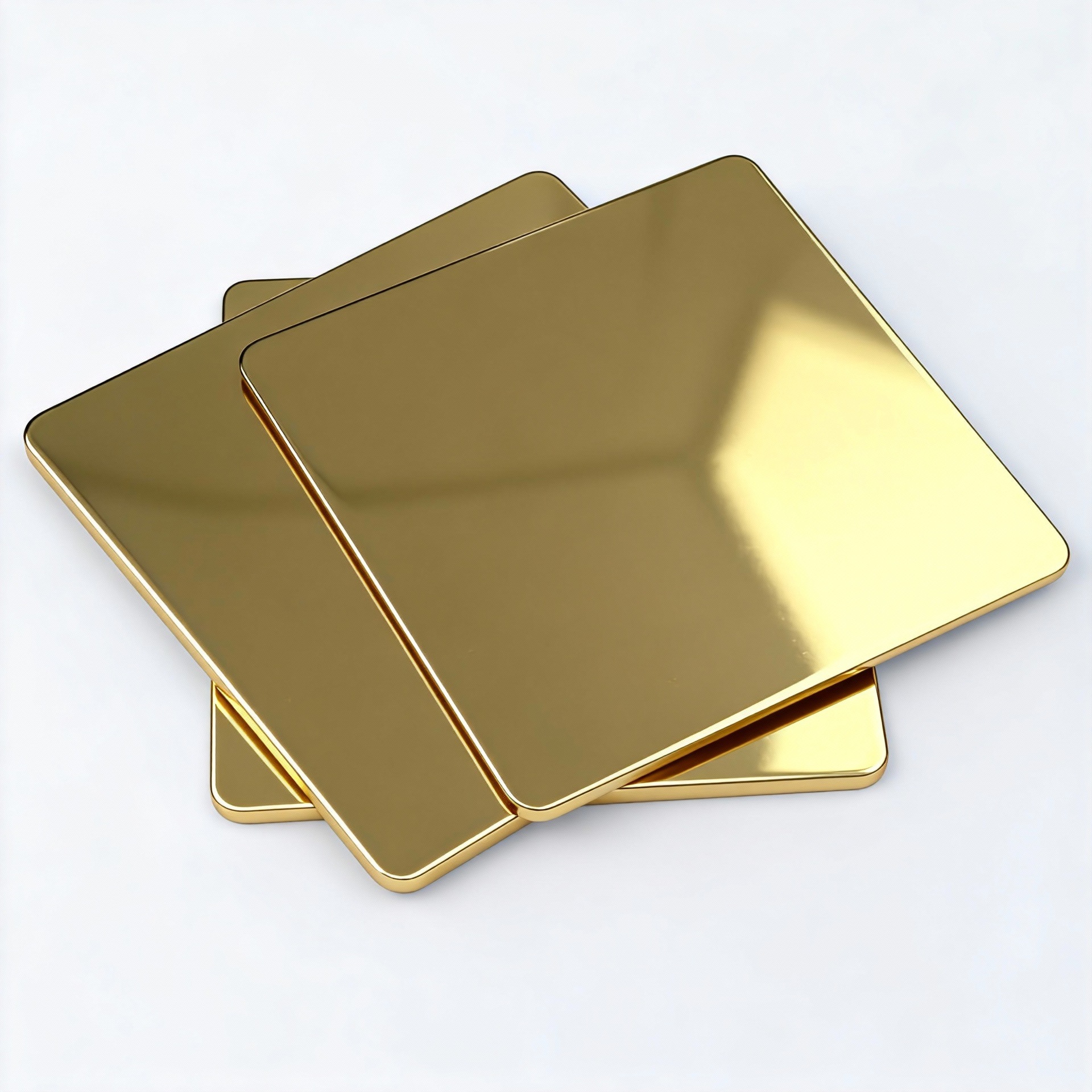 304 201 Stainless Steel Mirror Vacuum Coating Yellow Titanium Plate