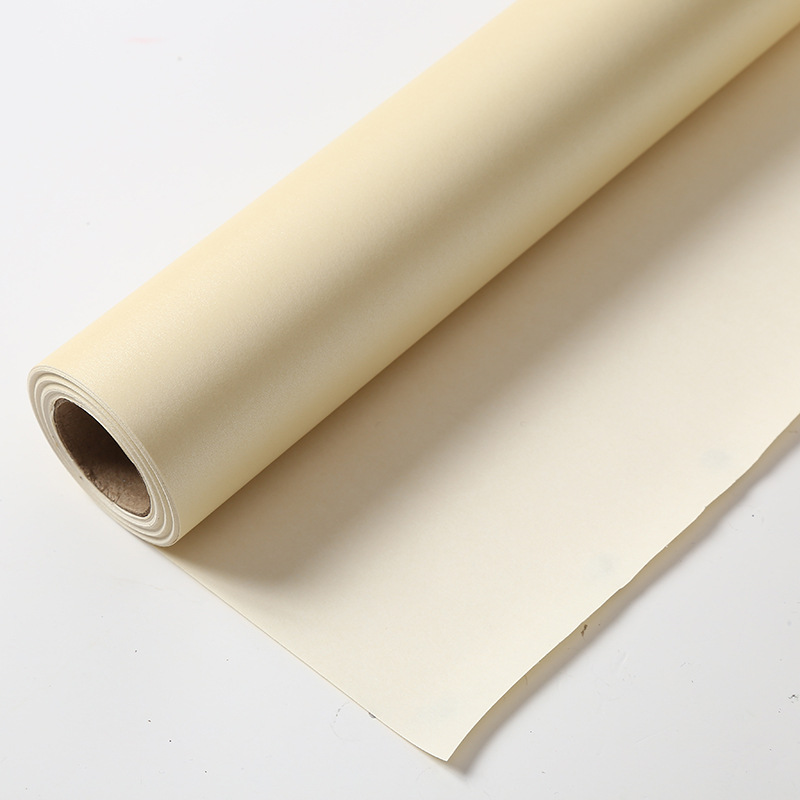 Cross-Border Wrapping Paper Roll-Mini Roll-Pearlescent Beige Wrapping Paper Roll-Suitable for Gift Wrapping and DIY Crafts