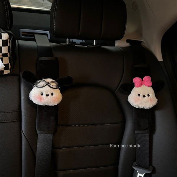 Защитный чехол для плеча маленькой собаки PA для ремня безопасности автомобиля анти-утяжеление шея милый мультяшный автомобильный аксессуар декор для ремня безопасности