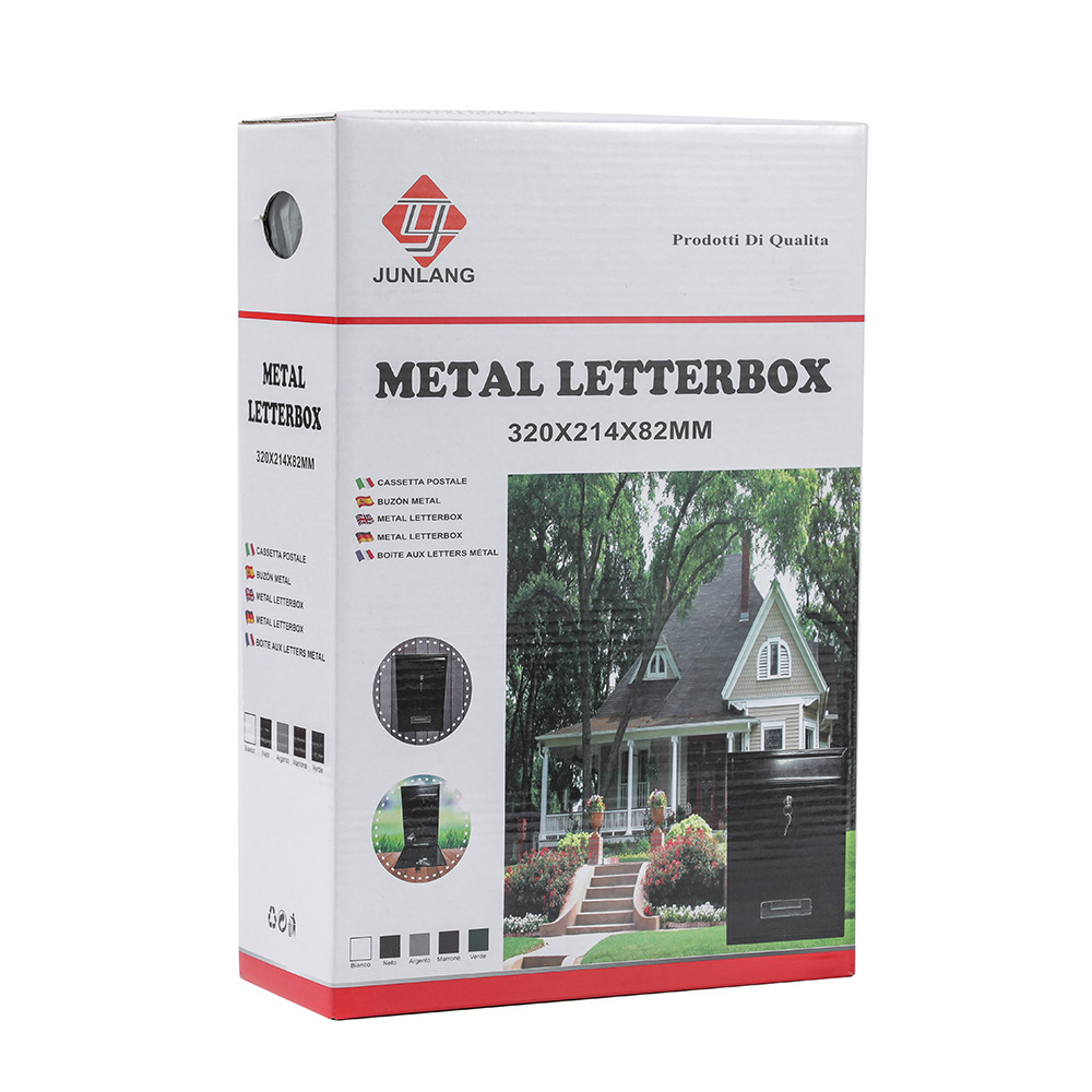 Cross-border e-commerce hot post mailbox letter box with key belt installation accessories
