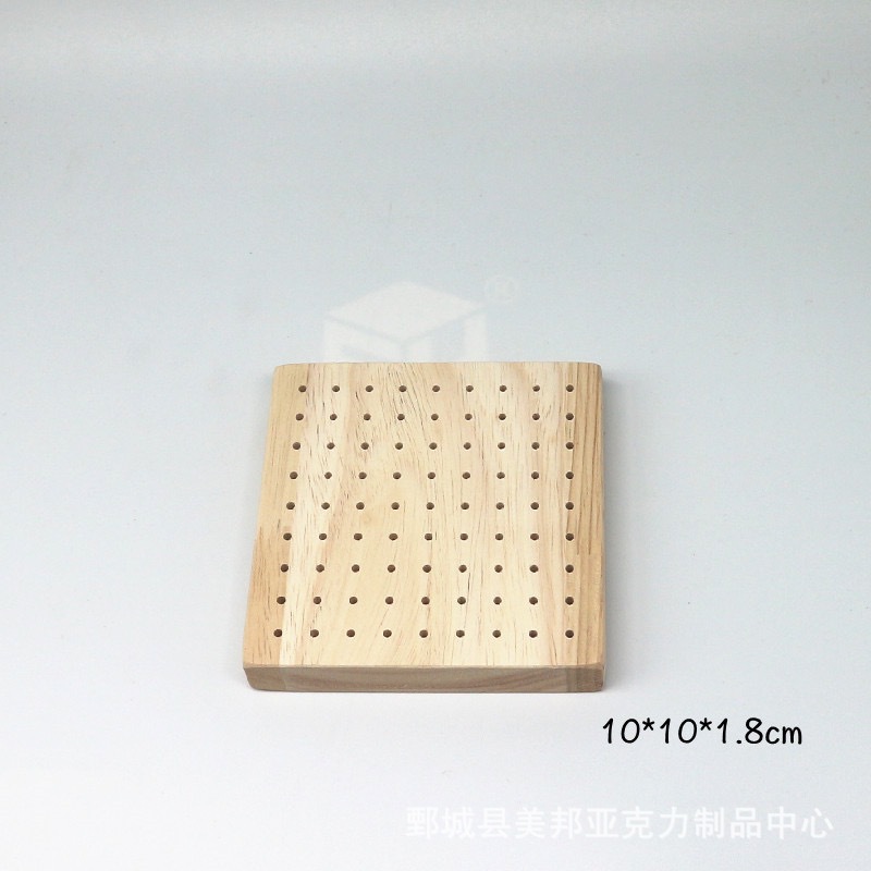 Ultra-Light Clay Resin Clay Oak Wooden Insert Board DIY Air-Drying Drying Platform Oak Wood Fixed Base