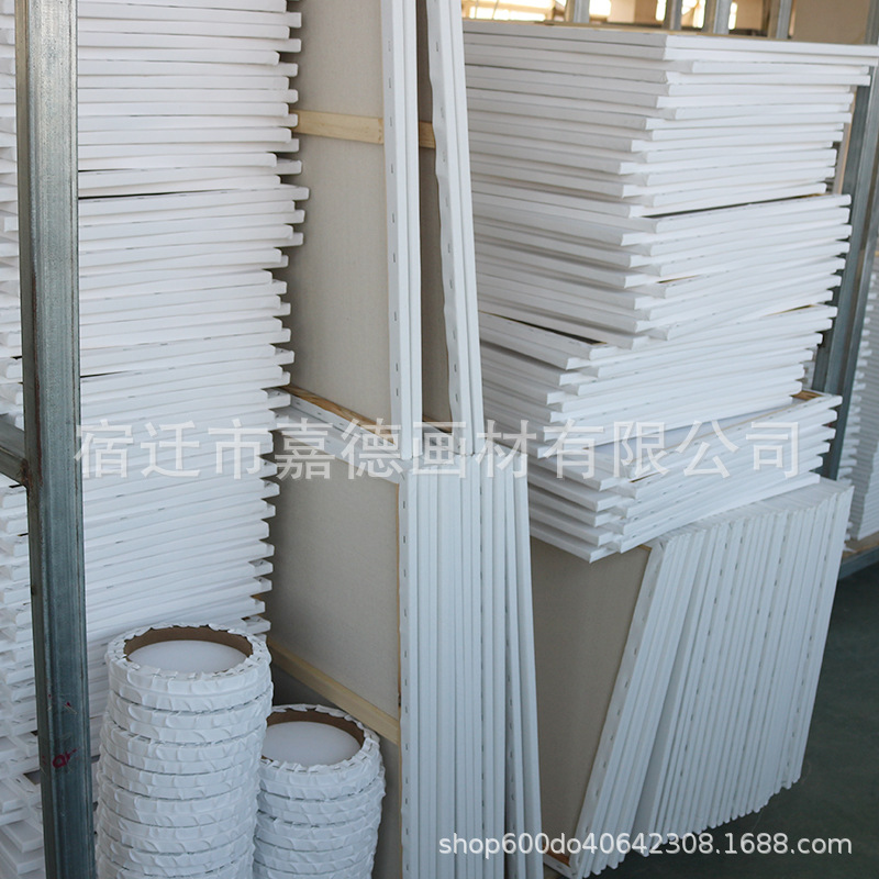 Factory wholesale oil painting frame cotton canvas canvas frame round shaped propylene gouache painting oil painting board canvas frame