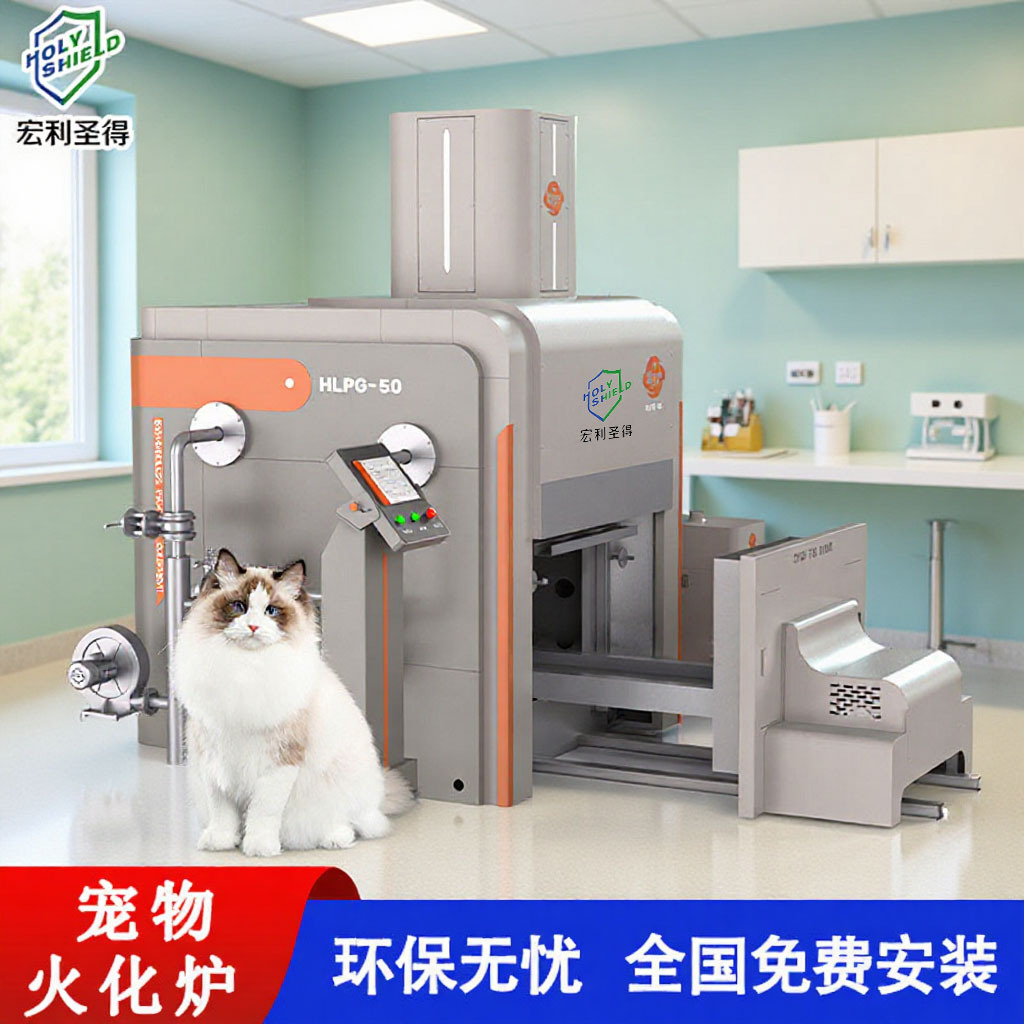 Большой инсенератор для животных без черного дыма и запаха, инсенератор для животных соответствует стандартам выбросов, крематор для домашних животных