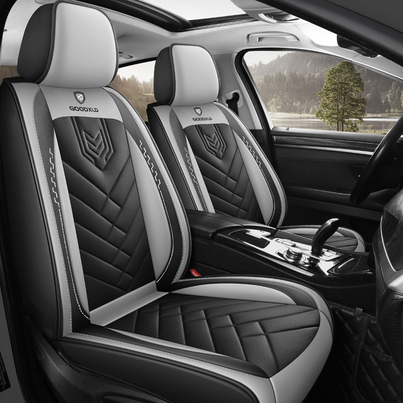 Cross-Border Foreign Trade Car Seat Covers, Suitable for All Seasons, Five-Seater Full Set of Seat Cushions, Leather Seat Interior Covers, Exclusively for Cross-Border Trade