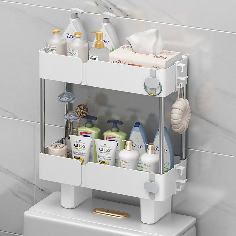 Bathroom Toilet Storage Rack Storage Cabinet Waterproof Toilet Wall Cabinet Storage Rack Toilet Water Tank Storage Rack
