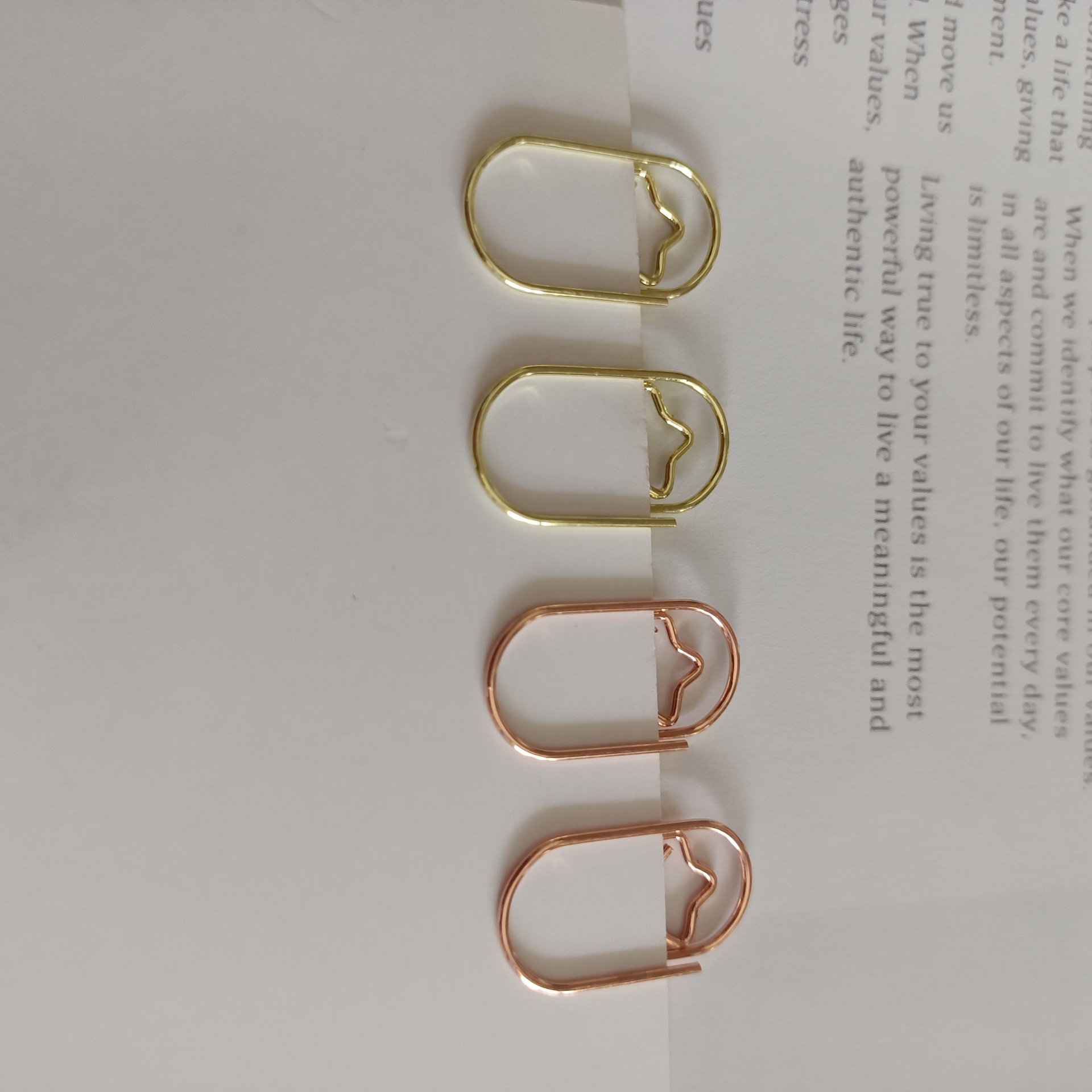 Mini small ordinary paper clip fingertip paper clip learning materials classification small assistant special-shaped paper clip paper clip
