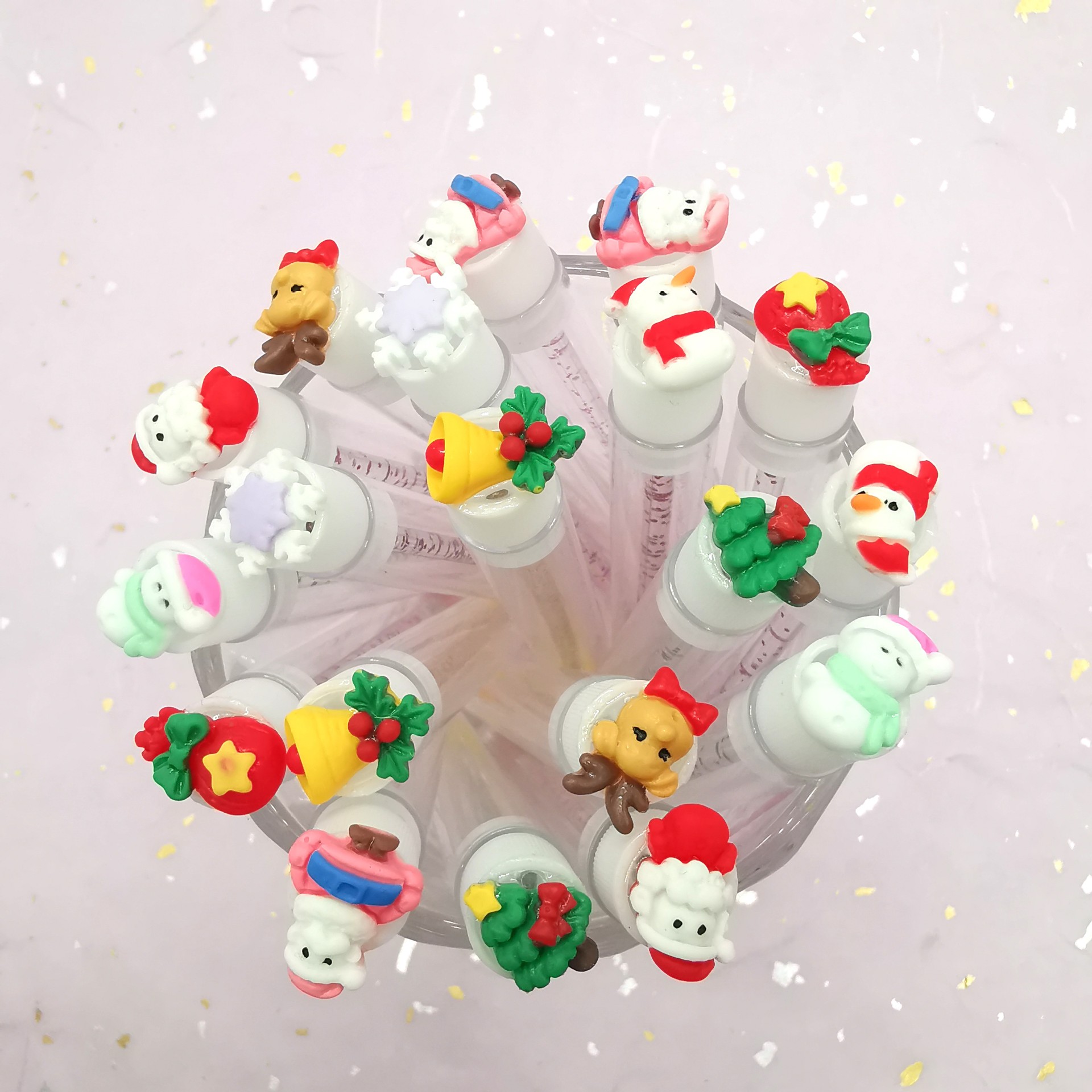 Кросс-бордерная рождественская Хэллоуинская тестовая трубка для туши с вращающейся щеточкой одноразовая щеточка для туши с трубкой