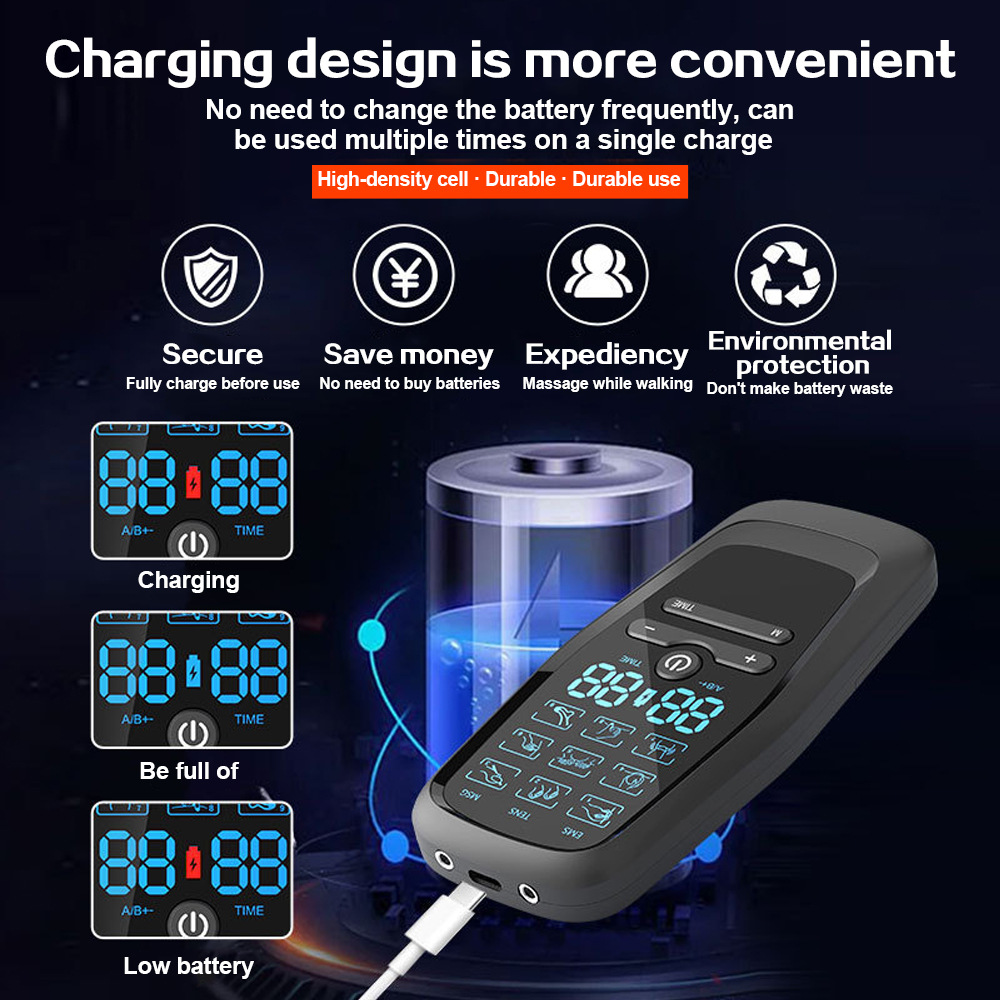 New EMS massage physiotherapy instrument multi-function massage instrument micro-current muscle exercise meridian dredging massage instrument