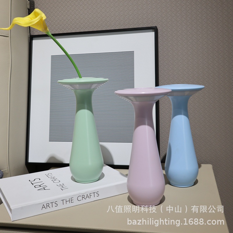 Cross-Border Blessing Bottle Creative Simple Warm Vase Lamp Flower Arrangement Atmosphere Table Lamp Creative Rechargeable Table Lamp B&B