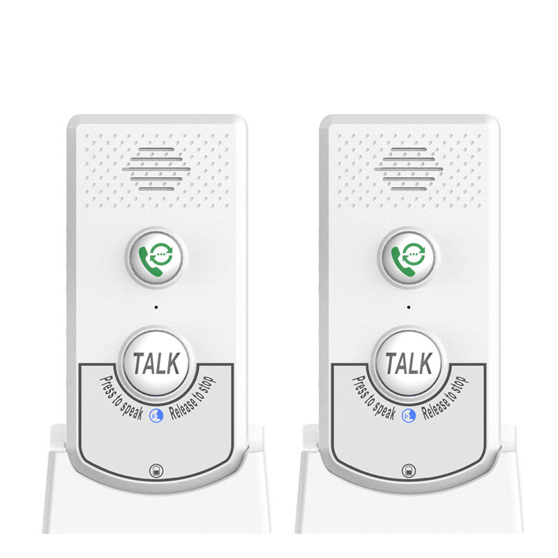 Новый беспроводной двусторонний интерком с двумя внутренними блоками, 140*90*68мм, 290г