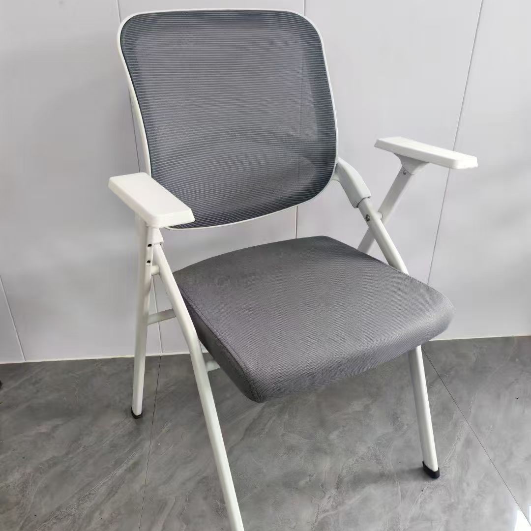 Simple Breathable Training Chair with Table Board Meeting Office Staff Chair High Quality Mesh Computer Chair Foldable Chair