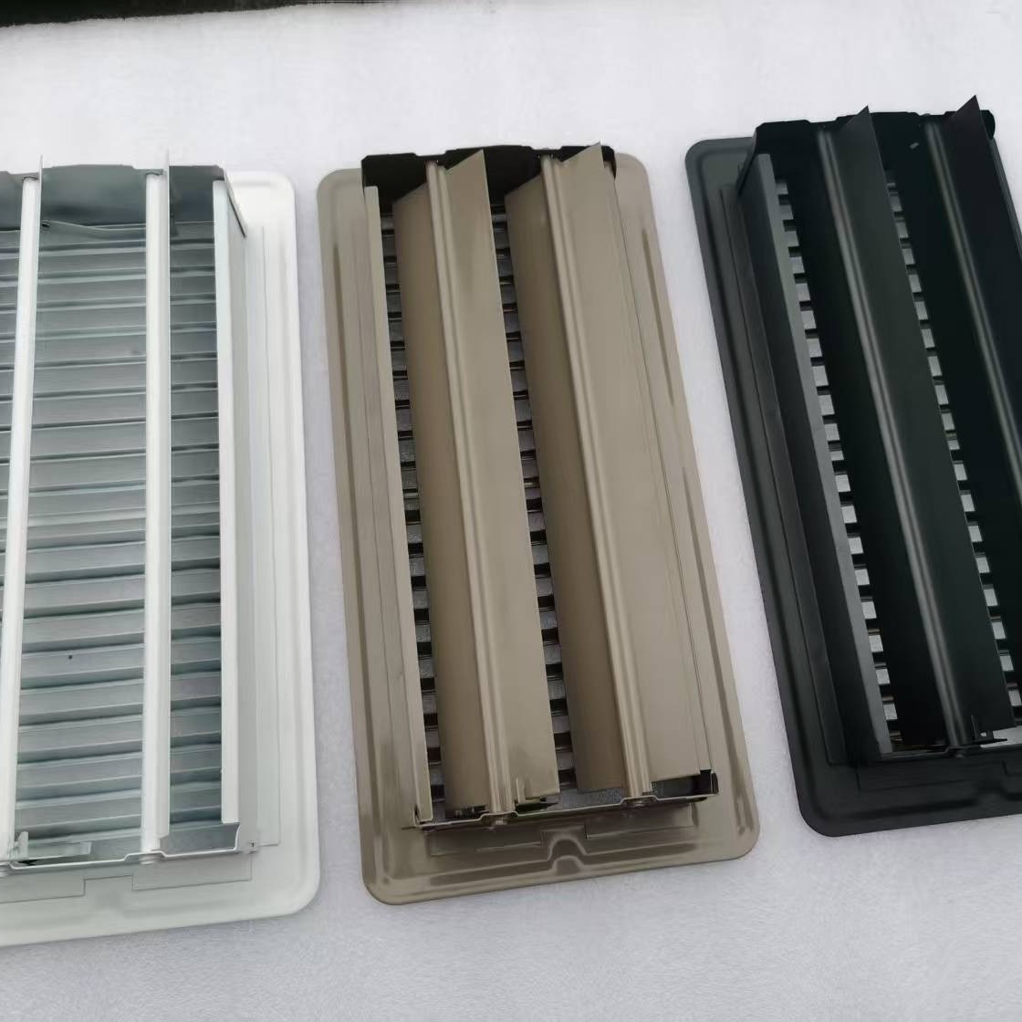 Cross-Border 4*10inch Floor Air Vent Fl Air Outlet Vent Floor Iron Vent White Black Brown