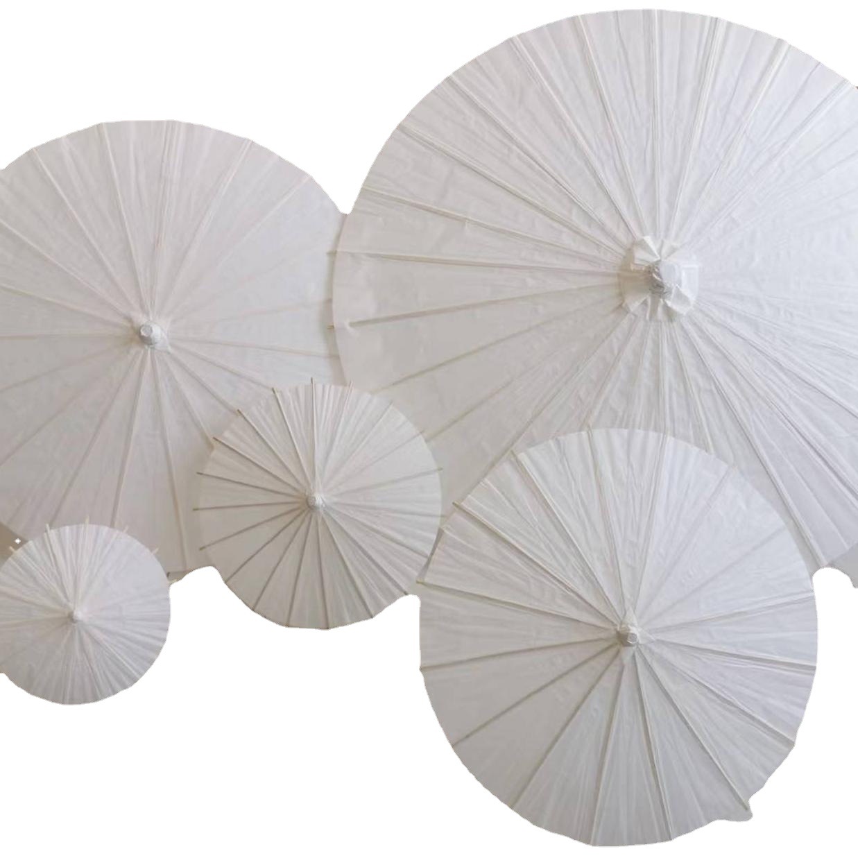 Blank diy paper umbrella creative handmade painting umbrella graffiti coloring blank oiled paper umbrella kindergarten children hand-painted umbrella