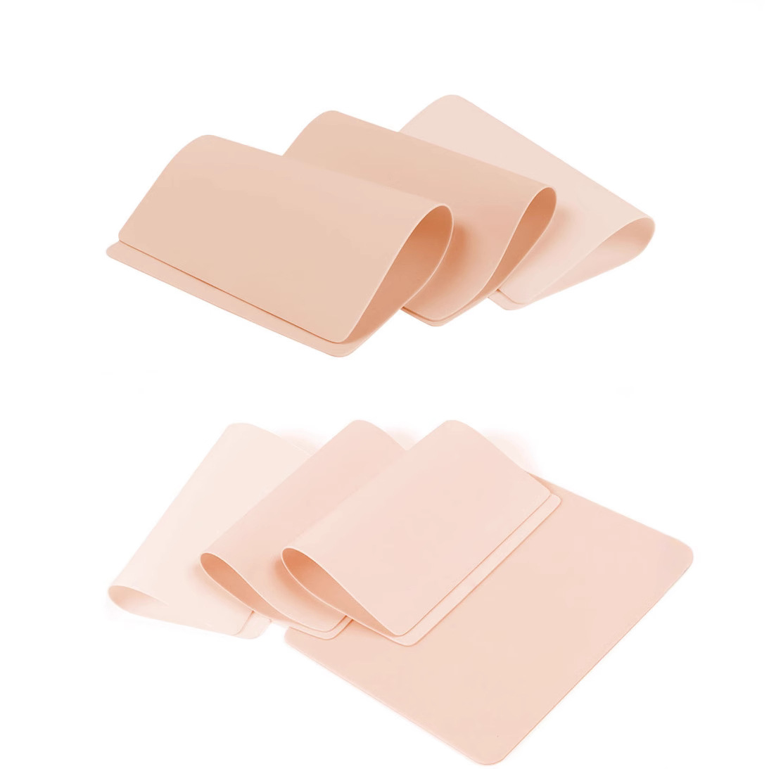 Tattoo Silicone Blank Small Skin Skin Tattoo Practice Skin Small Skin Cross-border Double-sided Available Practice Skin Wholesale White Skin