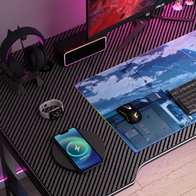Computer Desk Desktop Gaming Table Carbon Fiber Table Office Desk Study Desk Student Writing Desk Workstation Carbon Fiber Desktop