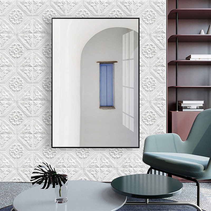 Cross-Border Aliexpress Amazon Temu Dropshipping 35cm Self-Adhesive 3D Wallpape Bedroom Ceiling Decoration