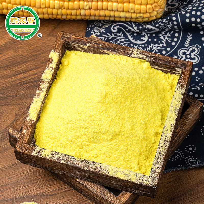 Corn flour wholesale 500g farm-made steamed corn flour coarse grain powder pure corn flour stick flour grain powder