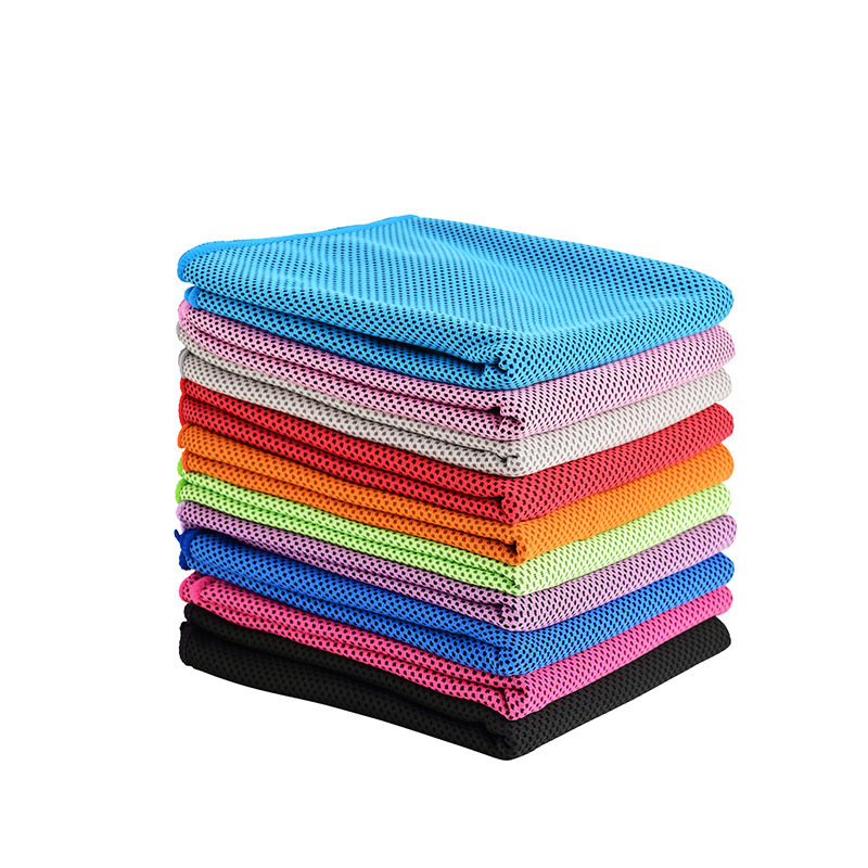 Running Fitness Cool Towel Simple Sweat Wipe Quick-drying Cooling Ice Towel Cross-border Cool Sports Towel Sweat Absorbing Speed