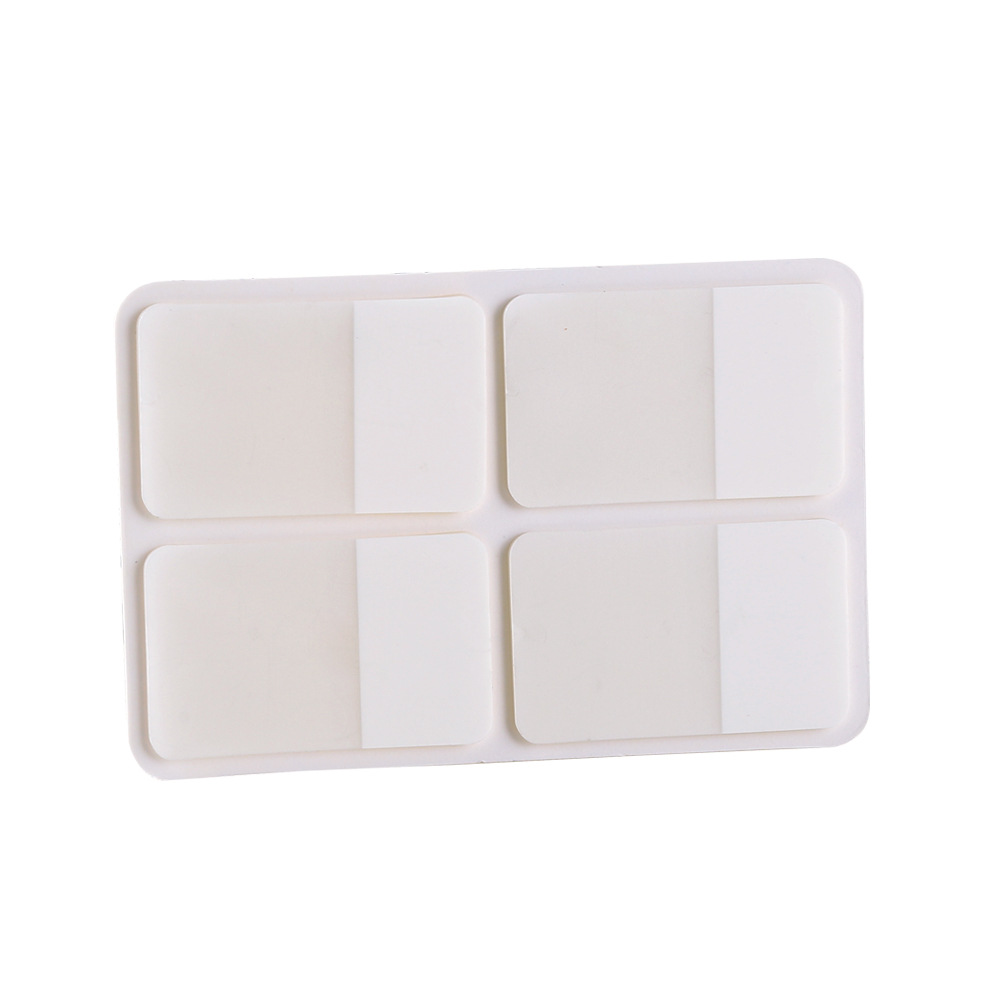 Pure White PET Index Sticker Ins Style Simple White Transparent Note Sticker Little Red Book recommend Handwritten Card Index Sticker