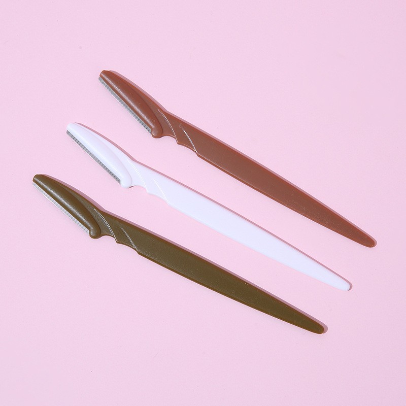 Manufacturer Wholesale Stainless Steel Sharp Eyebrow Trimmer Makeup Eyebrow Razor Razor Eyebrow Trimmer Beauty Tools