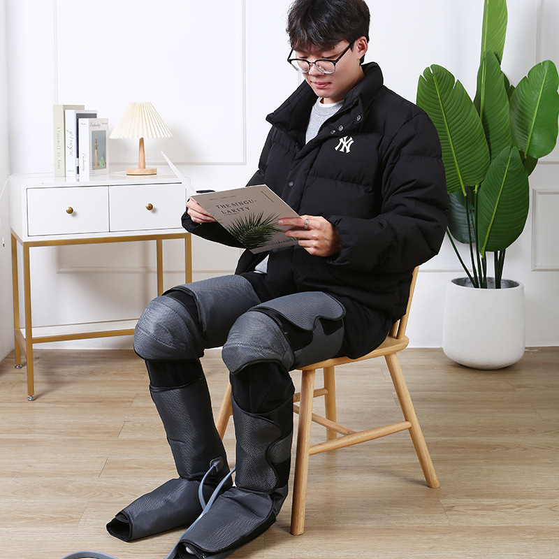 Cross-border leg massager air pressure air wave hot compress leg massager knee large calf massager wholesale