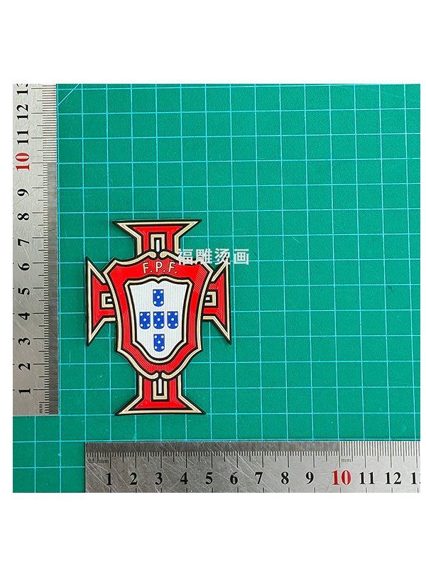 2024 Portugal Team Logo Adult Tpu Jersey Number Letter Heat Transfer Number Patch Jersey
