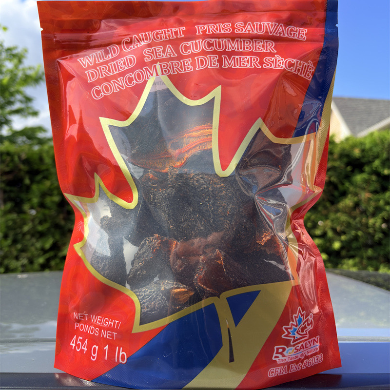 Canadian Direct Mail Rosalyn Wild Atlantic Sea Cucumber Dry Goods Open-Ended Non-Ready-To-Eat 454g