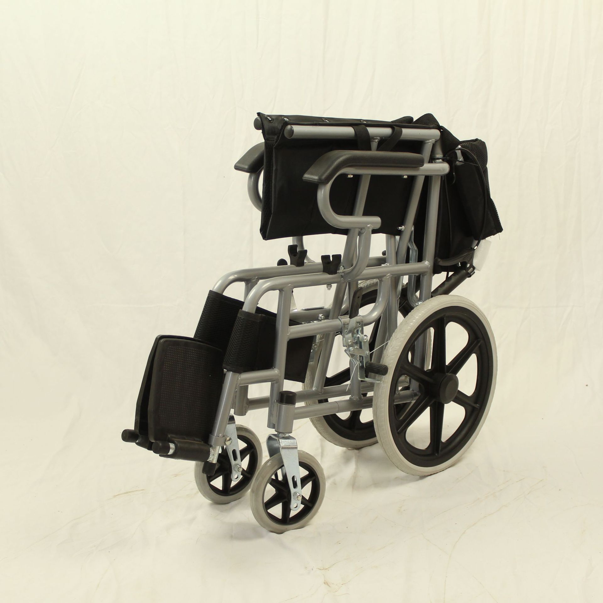Manual Wheelchair Folding Lightweight Hospital's Same Style Walker for the Elderly Can Lie Flat in Stock