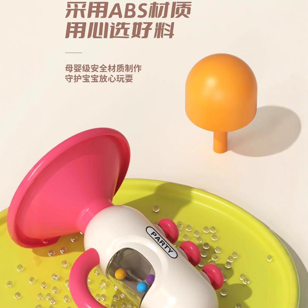 Small Trumpet Children's Toy Baby Baby Blowing Music Sound Instrument Trumpet Harmonica That Can Be Blown for Boys and Girls Cross-Border